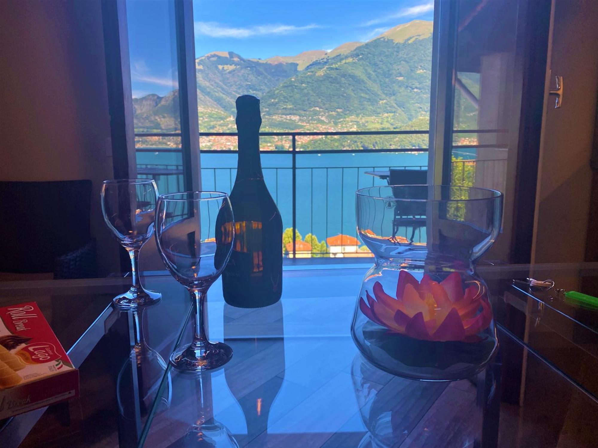 Il Bellavista Appartement Lezzeno Kamer foto