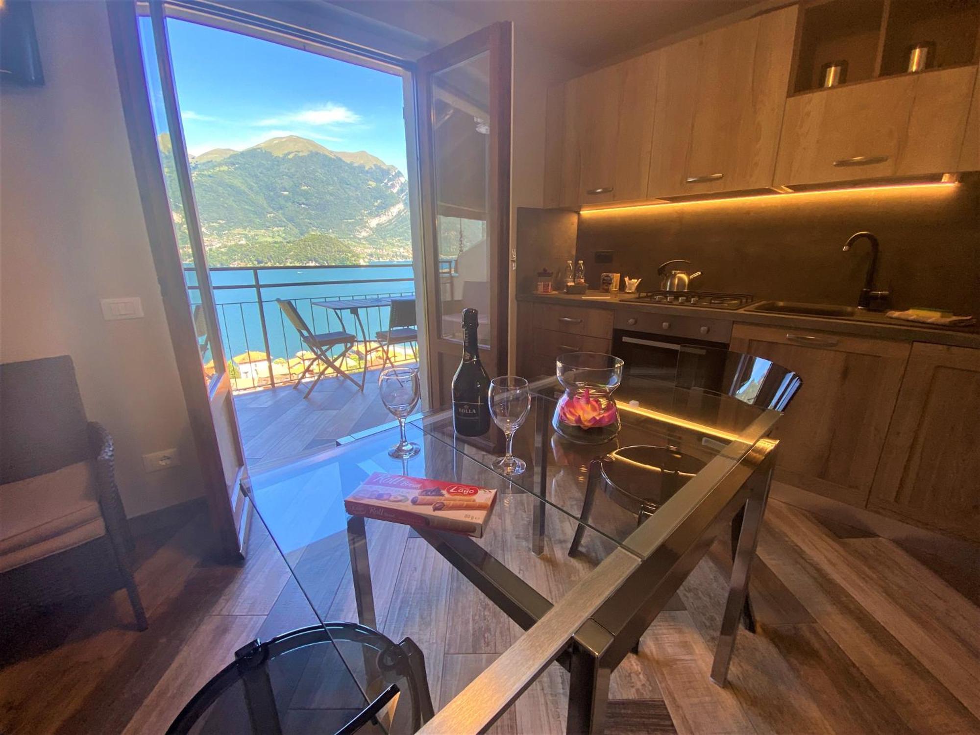 Il Bellavista Appartement Lezzeno Kamer foto