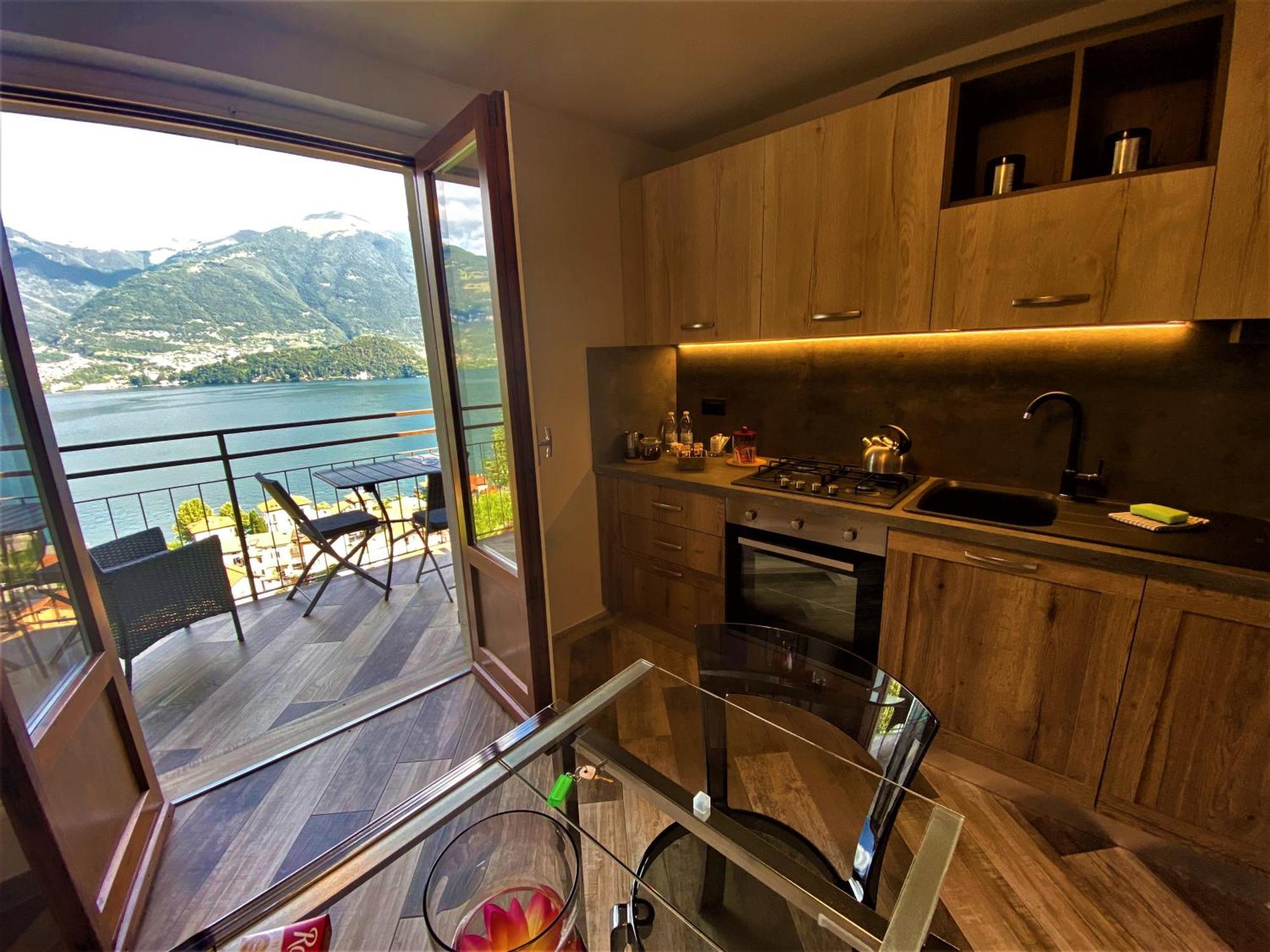 Il Bellavista Appartement Lezzeno Kamer foto