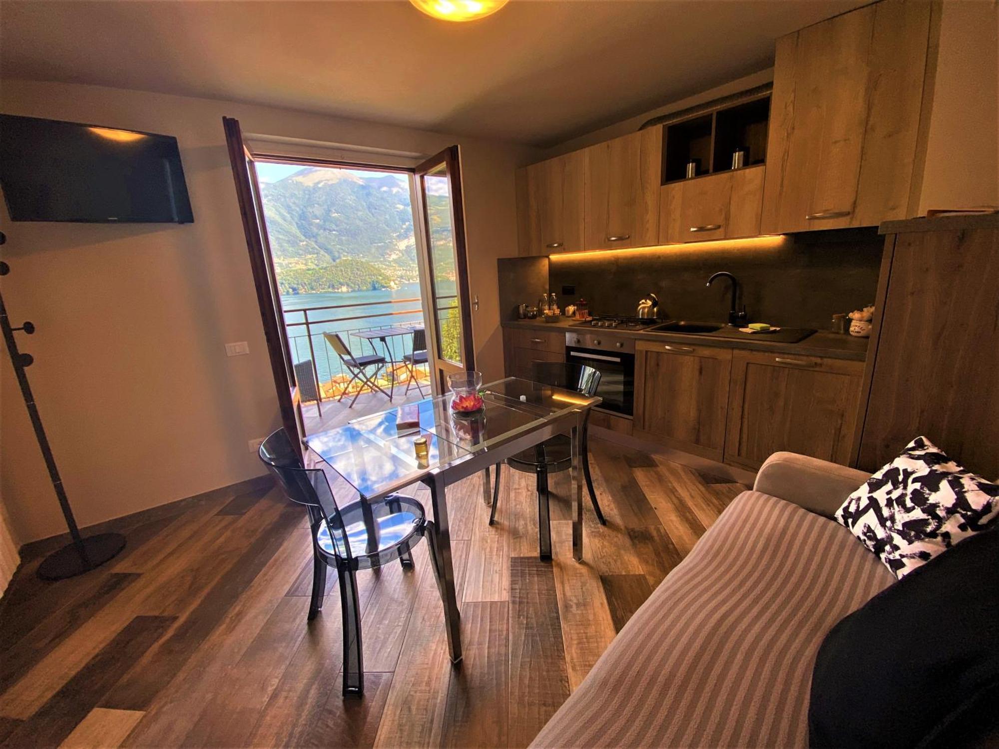 Il Bellavista Appartement Lezzeno Kamer foto